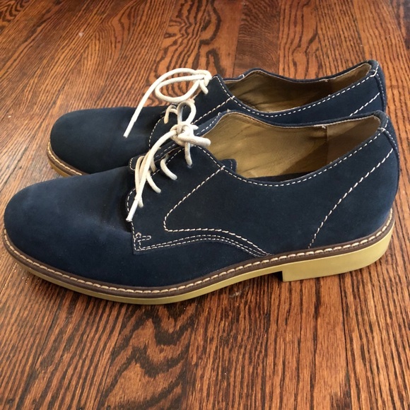 Bass Boxford Navy Blue Suede Shoes Mens US Sz10D main image 5